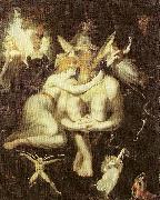 Johann Heinrich Fuseli Titania liebkost den eselkopfigen Bottom oil on canvas